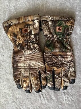Carhartt Realtree Camo Insulated Hunting Gloves Size Large